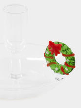 Ichendorf Milano Candleholder with Christmas Wreath
