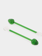 Ichendorf Milano Artichoke Glass Spoons Set of 2