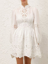 Zimmermann Ivory Acacia Broderie Mini Dress