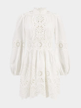 Zimmermann Ivory Acacia Broderie Mini Dress