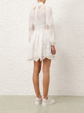 Zimmermann Ivory Acacia Broderie Mini Dress