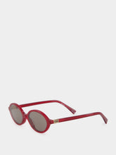 Miu Miu Opal Burgundy Regard Sunglasses