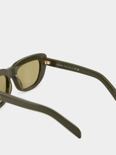 Prada Laurel Green Rectangular Sunglasses
