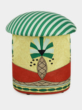 Doing Goods Paloma Palm Embroidered Stool