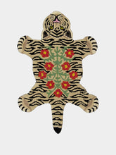 Doing Goods Floral White Tiger Small Rug