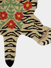 Doing Goods Floral White Tiger Small Rug