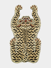 Doing Goods Tan Heritage Yuma Tiger Hand-Tufted Wool Rug