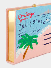 Olympia Le-Tan Greetings from California Clutch
