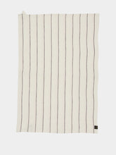 Haomy White Calvi II Striped Kitchen Towel