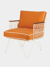 Honoré Orange Outdoor Croisette Sunbrella Armchair