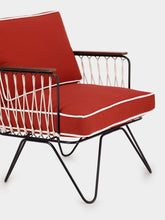 Honoré Terracotta Outdoor Croisette Armchair