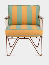 Honoré Striped Croisette Armchair