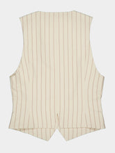 Zimmermann Cream Pinstripe Tranquillity Waistcoat
