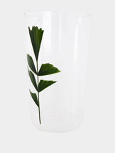 Lobmeyr Green Fan Leaf Beer Tumbler