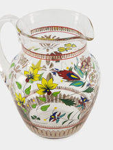 Lobmeyr Water Pitcher Indian Flowers