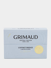 Grimaud N°300 Bridge Card Set in Dolphin Blue and Coral Red