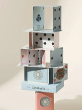 Grimaud N°300 Bridge Card Set in Dolphin Blue and Coral Red