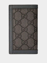 Gucci Grey GG Supreme Card Case