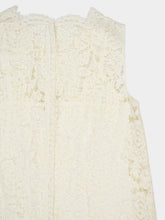 Dolce & Gabbana Ivory Lace Sleeveless Top