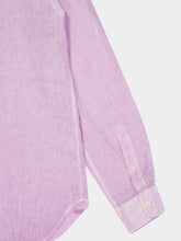 120% Lino Lilac Soft Fade Linen Shirt