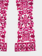 Dolce & Gabbana Majolica-Print Cropped Trousers