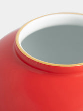 Leitão & Irmão Matte Red Large Plain Pot