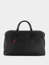 Christian Louboutin Black Funky Grained Leather Duffle Bag
