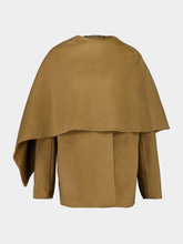 Altuzarra Saddle Brown Dak Cape Coat