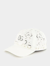 Dolce & Gabbana White Embroidered Logo Cap