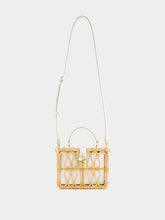 Dolce & Gabbana White Wicker Dolce Box Bag