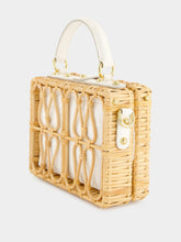 Dolce & Gabbana White Wicker Dolce Box Bag