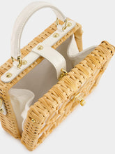 Dolce & Gabbana White Wicker Dolce Box Bag