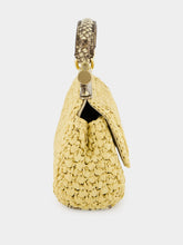 Dolce & Gabbana Raffia Python Small Sicily Bag