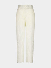 Dolce & Gabbana White Lace Trousers