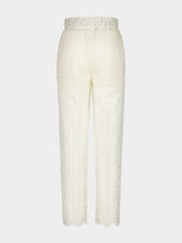 Dolce & Gabbana White Lace Trousers