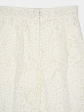 Dolce & Gabbana White Lace Trousers