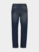 Dolce & Gabbana Blue Washed Loose Fit Jeans