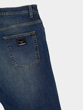 Dolce & Gabbana Blue Washed Loose Fit Jeans