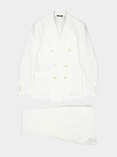 Dolce & Gabbana Double-Breasted Linen Suit