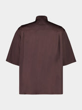 Dolce & Gabbana Brown Poplin Utility Shirt