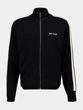 Palm Angels Black Classic Logo Knit Track Jacket