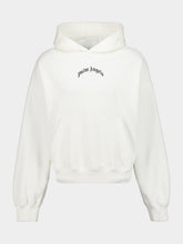 Palm Angels Off-White Loose Fit Hooded Sweatshirt