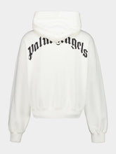Palm Angels Off-White Loose Fit Hooded Sweatshirt