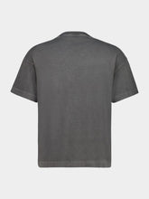 Palm Angels Dark Grey Logo Neck Short-Sleeve T-Shirt