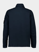 Stone Island Navy Blue Canvas Cotton Field Jacket