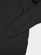 Stone Island Lead Grey Organic Cotton Hooded Sweatshirt