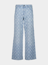 Casablanca Blue Denim Monogram Jeans
