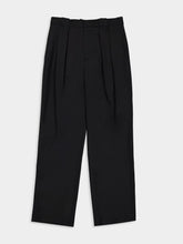 Casablanca Black Wide-Leg Virgin Wool Trousers