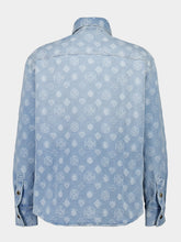 Casablanca Blue Denim Monogram Shirt