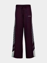 Casablanca Burgundy Tennis Merino Trousers